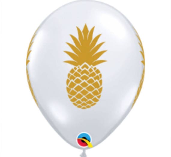 Pineapple Balloons - Pineapple Party - Tutti Frutti - Tropical Birthday - Tropical Decorations - Fruit Balloons Il_570xn