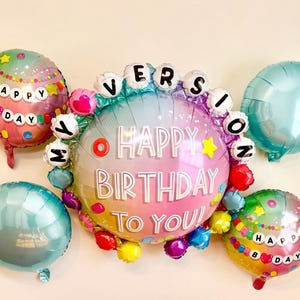 Friendship Birthday Balloon Bouquet In My Era Birthday Lover Party My Version Party Friendship Bracelet Decorations