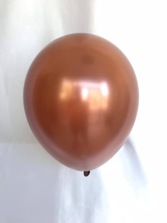 balloons copper balloon qualatex chrome bronze inch decorations shower round anniversary bridal birthday bg
