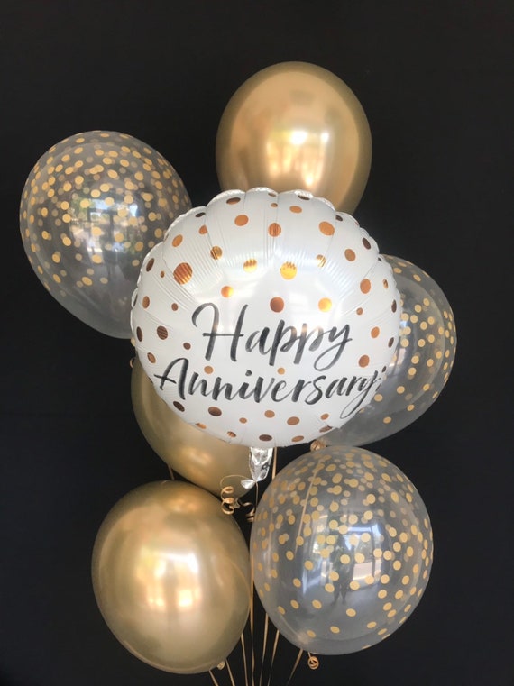 Anniversary balloon decorations deals