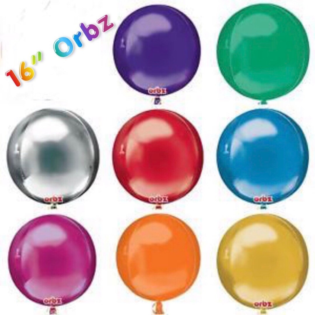 Orb Balloons Chrome Sphere Balloons Round Balloons Globos All Colors