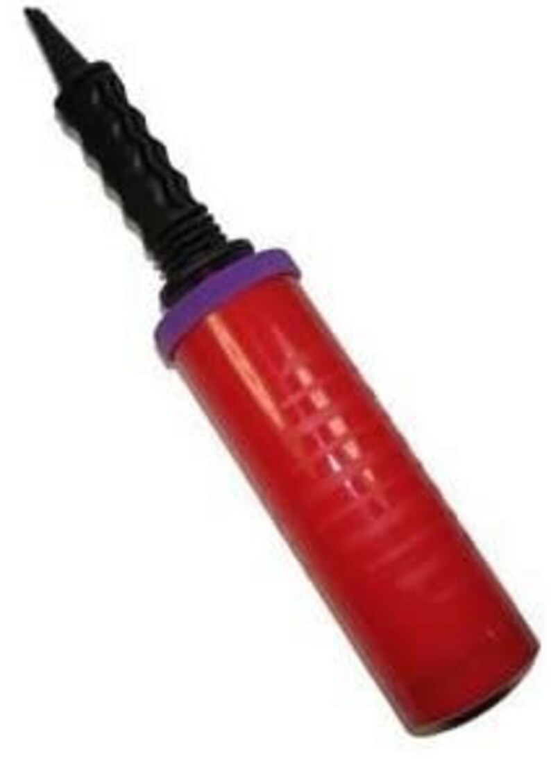 thumbnail image 2 of EZGD 2-Pack Hand Held Balloon Pump – Manual Inflator, 12 X 2 Inches 2 of 4