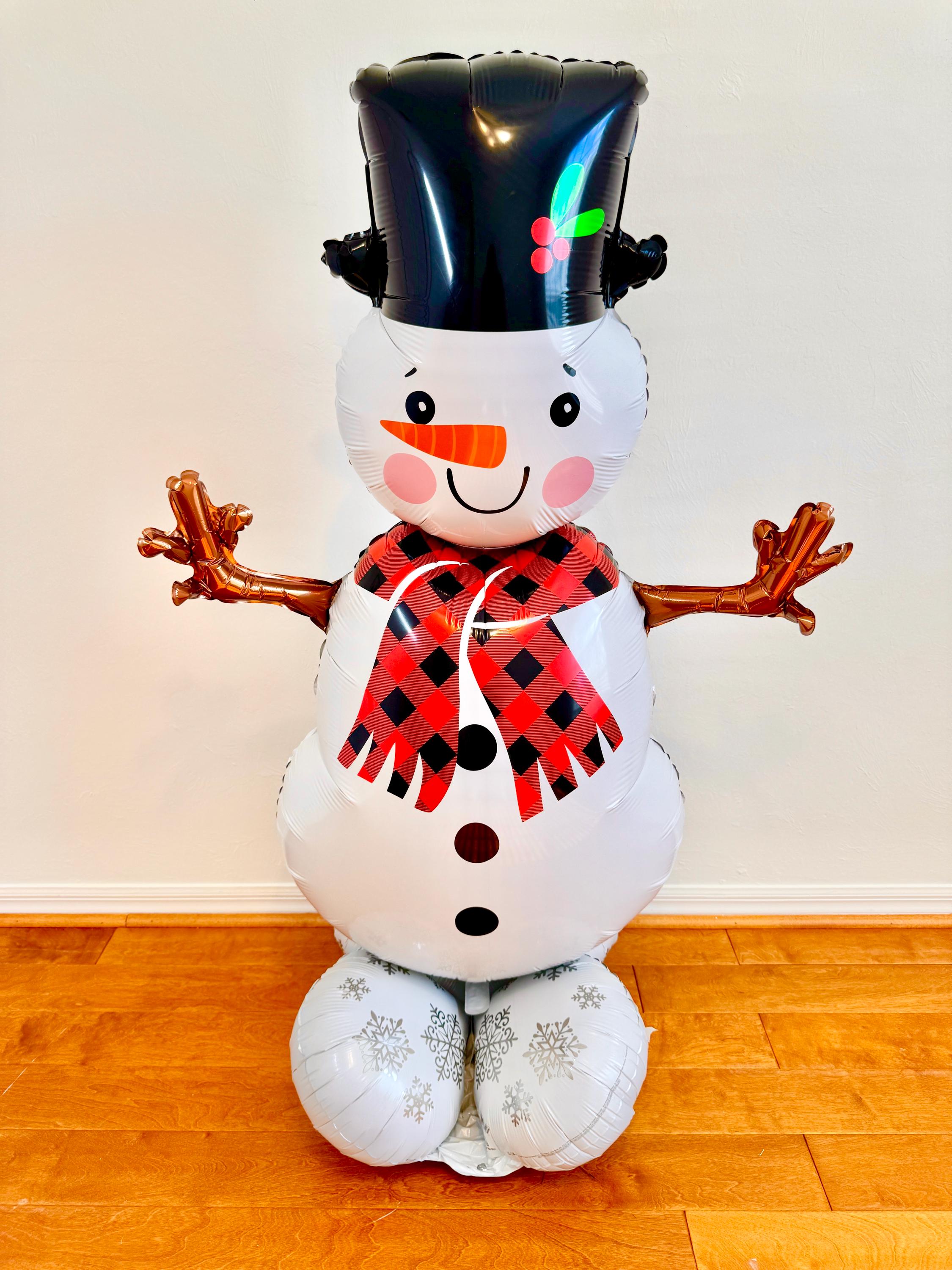 Giant Snowman Balloon Onderland 55 Inch Airloonz Balloon Winter