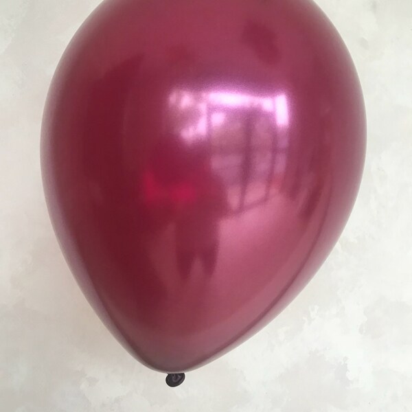 Burgundy Pearl Balloon, Rustic Fall Decor, Baby Shower Birthday Balloons, Burgundy Boho Party, Burgundy Bridal, 11" Latex Balloon