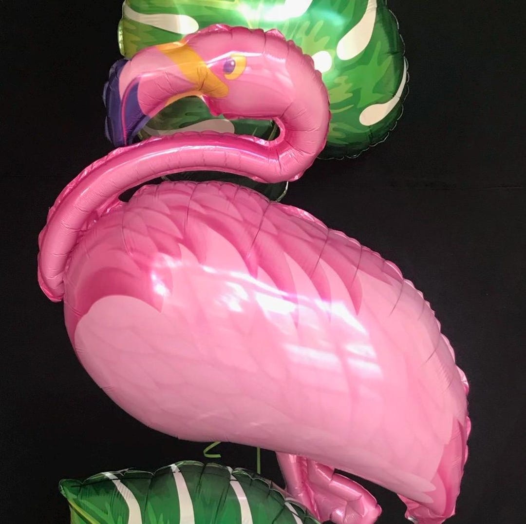 Flamingo Mylar Balloon – Pink Flamingle Party Decor (27x35in) - Etsy