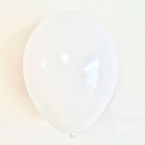 White 11 inch Latex Balloon Set Wedding Party Bridal Shower Baby Shower Winter Wonderland Anniversary White Party White Party Decorations
