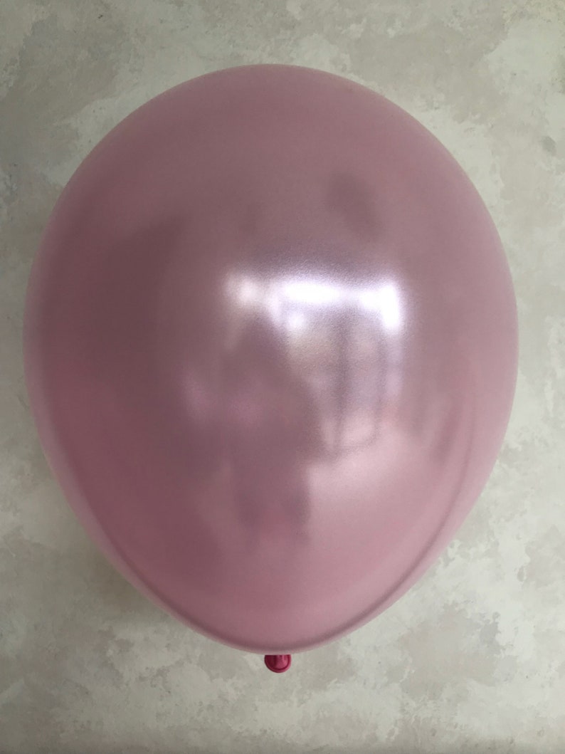 Pearl Pink Balloons, Baby Pink Balloon, 11 inch Latex Balloons, Valentines Balloons Baby Shower Balloons, Its a Girl, Boho Bridal Shower image 1