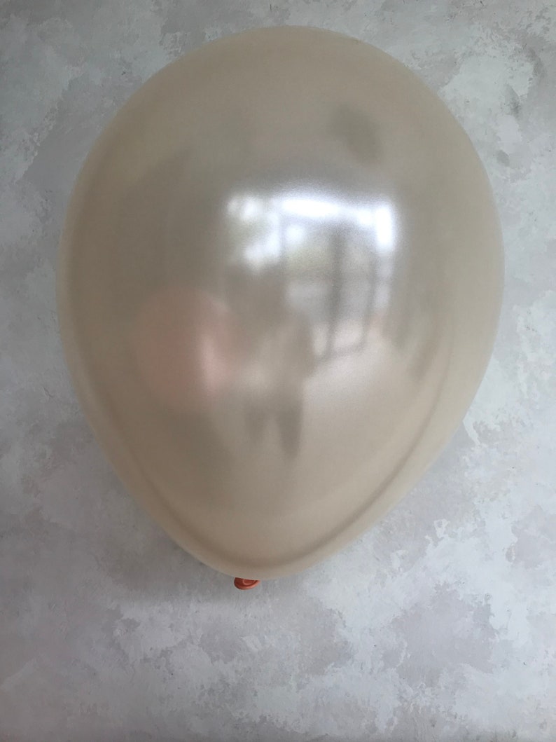 Bridal Shower Decor Baby Shower Balloons Shabby Chic 6 Pack Wedding Balloons Rose Gold and Blush Balloons