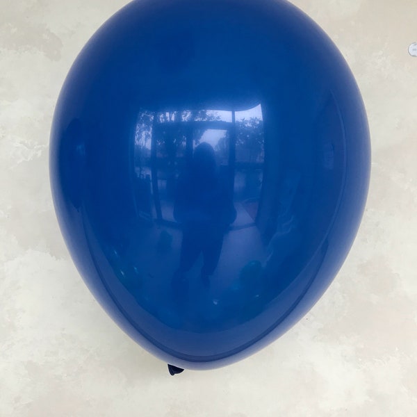 Blue Balloon, 11 inch Latex Balloons, Royal Blue Balloon, October Fest Balloons, Under the Sea, Birthday Balloons - Baby Shower