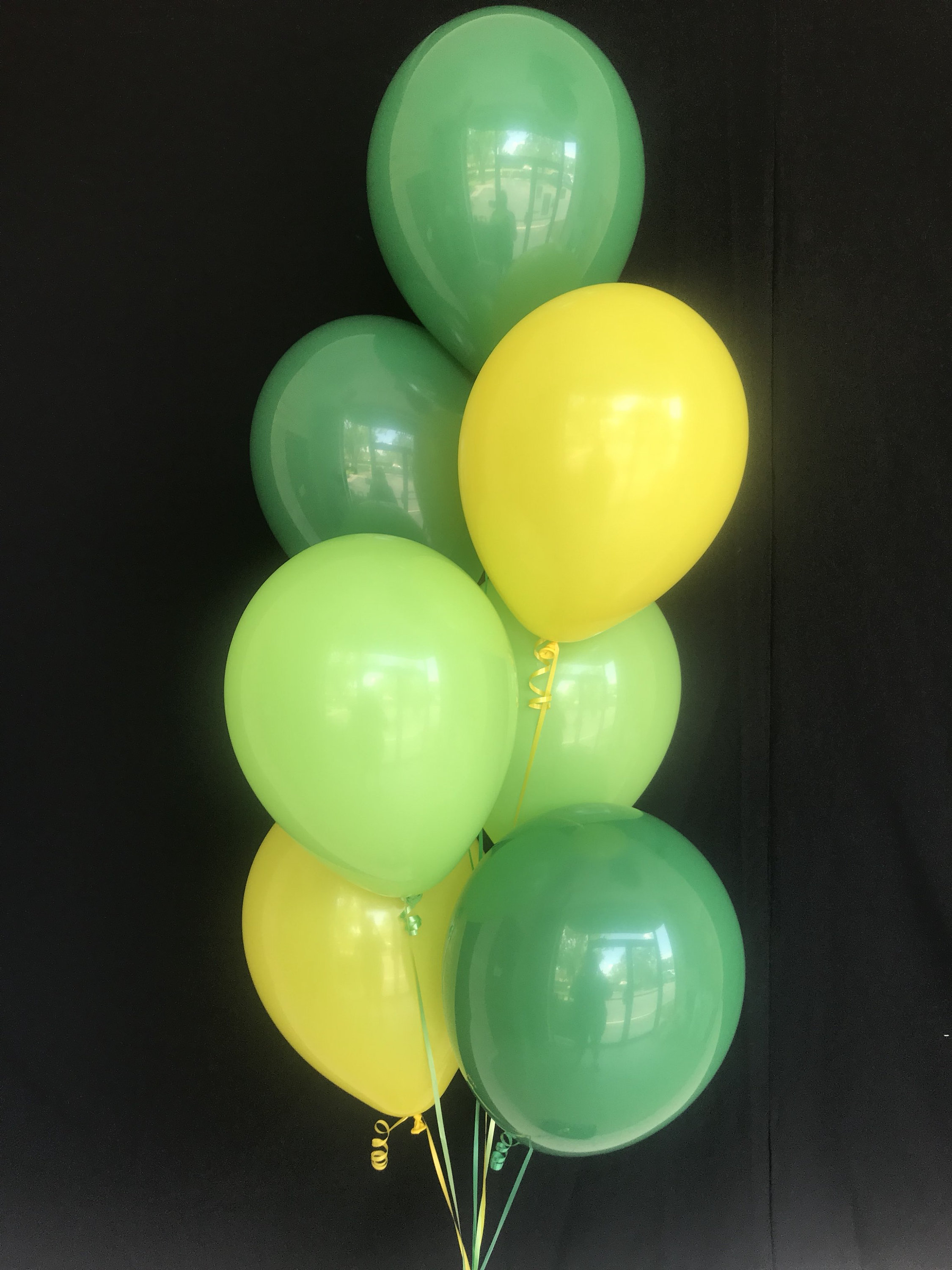 Green and Yellow Balloons Fathers Day Balloons Dinofour Etsy