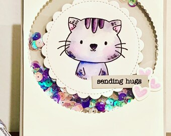 sending hugs - Card *blank inside*