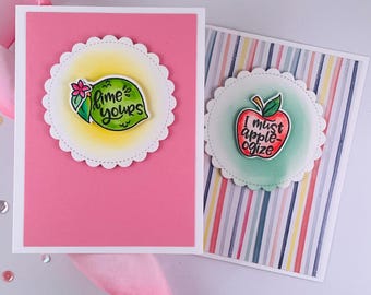 Punny Cards, SET of 2 cards - *Blank Inside*