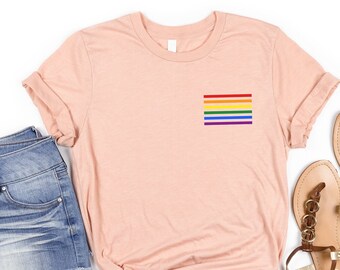 Pride Colors Shirt, LGBTQ Shirt, Pride Month Shirt, Gay Pride T Shirt, Pride Shirt, Equality Shirt, LGBTQ Gift, Lesbian T shirt, Gay Gift