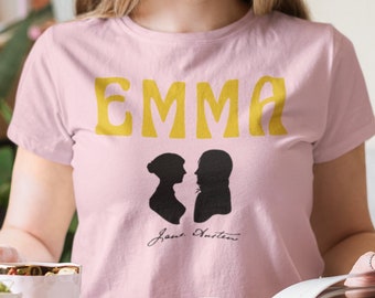 Camiseta Emma Orgullo y prejuicio, camisa Jane Austen, regalo de Jane Austen, regalo literario, regalo librero, camisa Pemberley, regalo amante de los libros