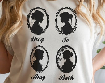 Little Women T-shirt, Little Women Gift, Louisa M. Alcott Gift, Louisa May Gift, Literary Gift, Bookish Gift, book lover gift