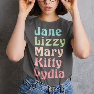 Pride and Prejudice T-shirt, Jane Austen shirt, Jane Austen Gift, Literary Gift, Bookish Gift, Pemberley shirt, book lover gift