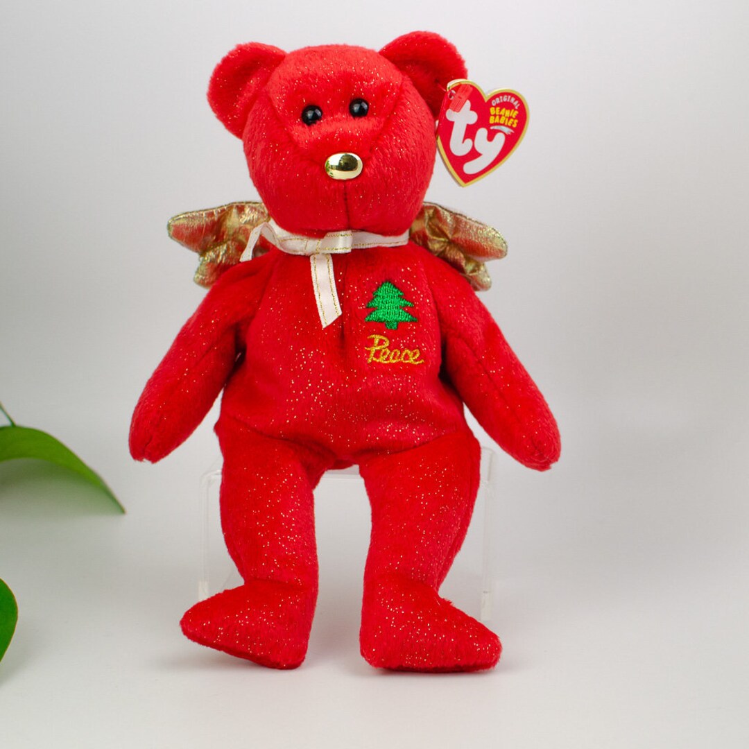 Ty Beanie Baby Gift Bear Peace Etsy UK
