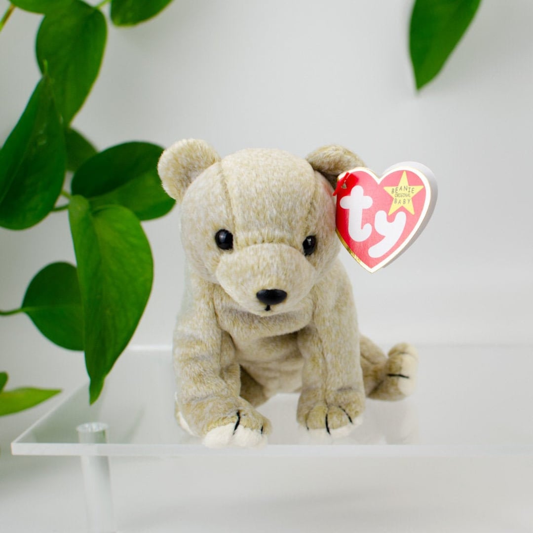 Ty Beanie Baby Almond the Bear Etsy