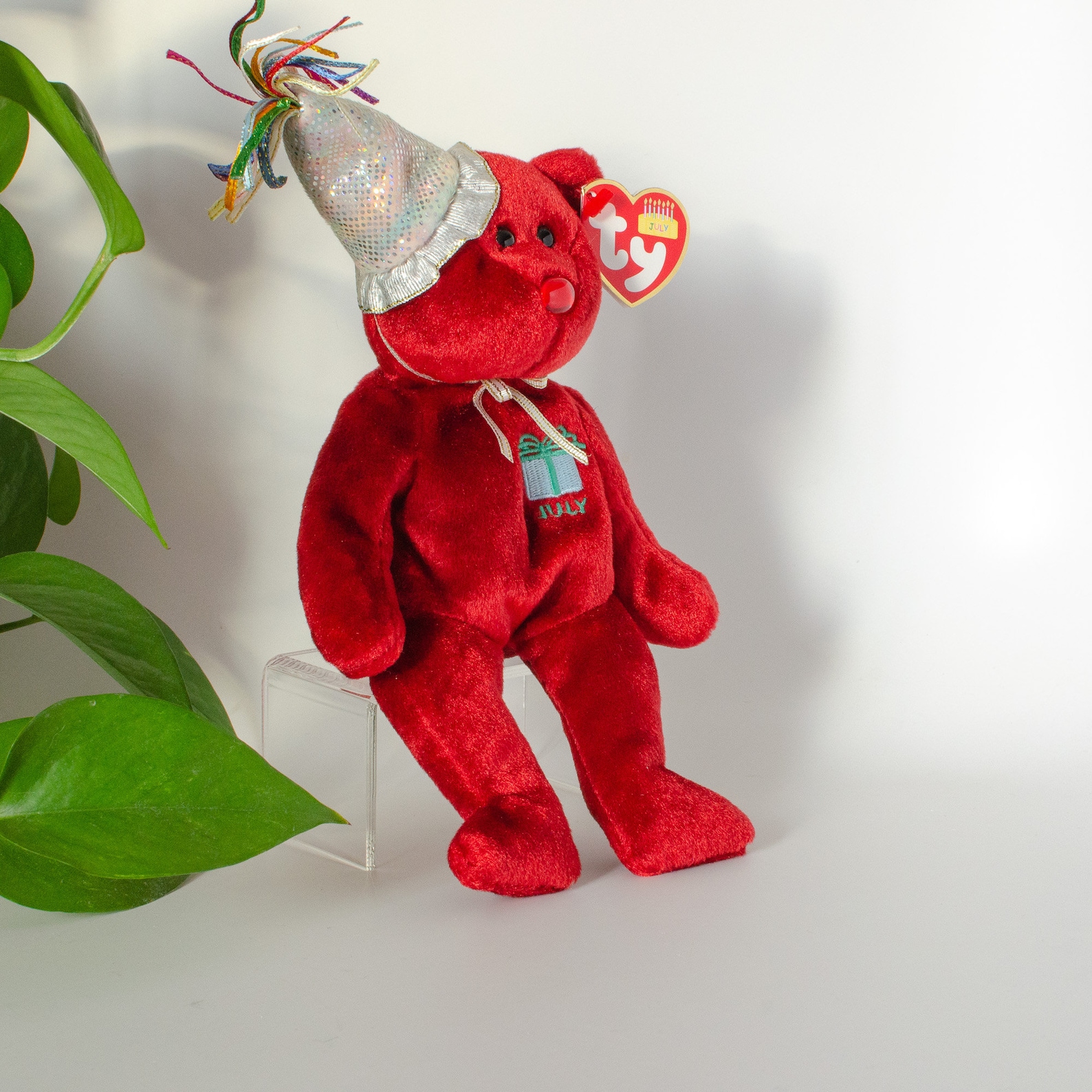 Ty Beanie Baby July Bear Etsy