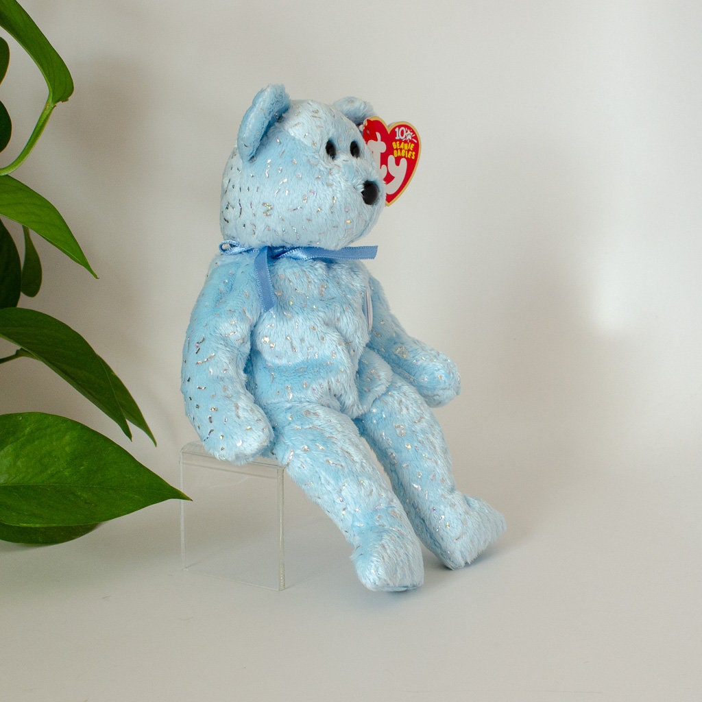 Ty Beanie Baby Decade Bear - Light Blue - Etsy