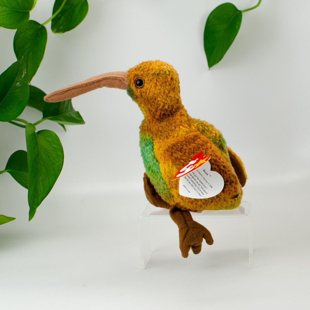 Ty Beanie Baby Beak the Kiwi Etsy UK
