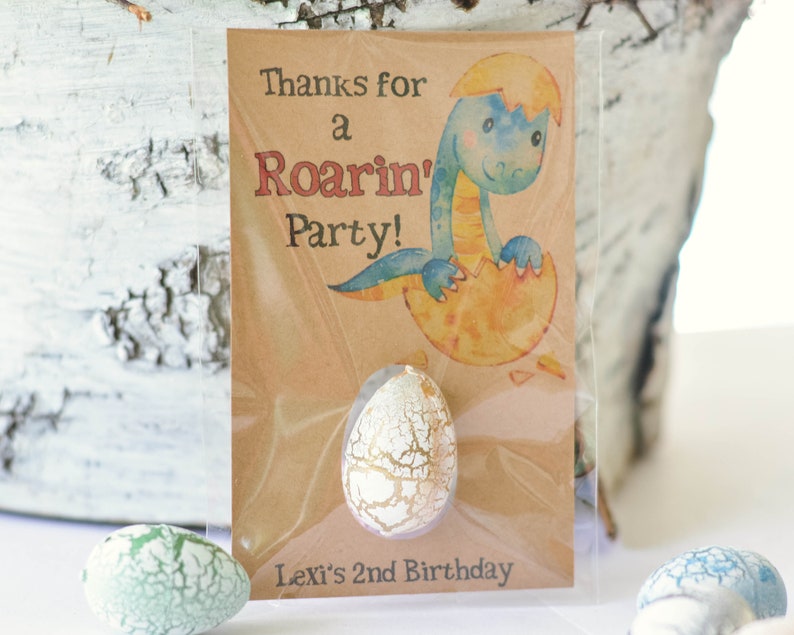 Dinosaur egg party favors kids birthday Birthday favors Etsy