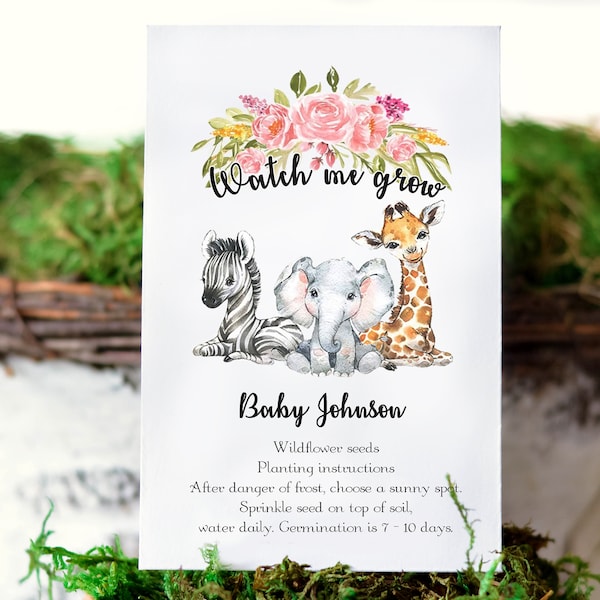 Jungle Baby Shower Favors Etsy