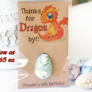 Dragon party favors, kids birthday favor, birthday party, dragon party, birthday dinosaur eggs, grow your dinosaur