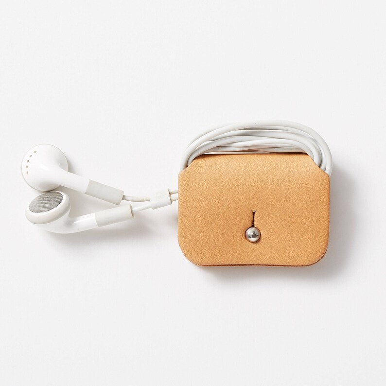 Leather Headphone Keeper Cable Tidy Headphone Organiser Etsy