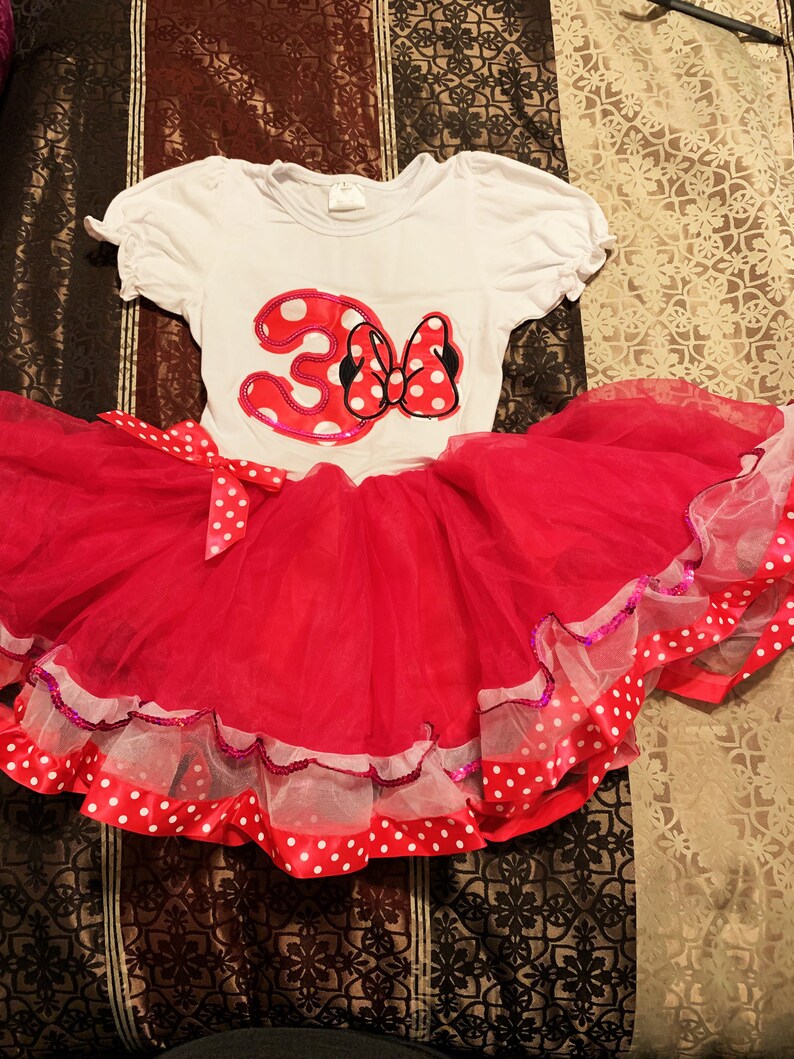 minnie mouse dress for 3 year old