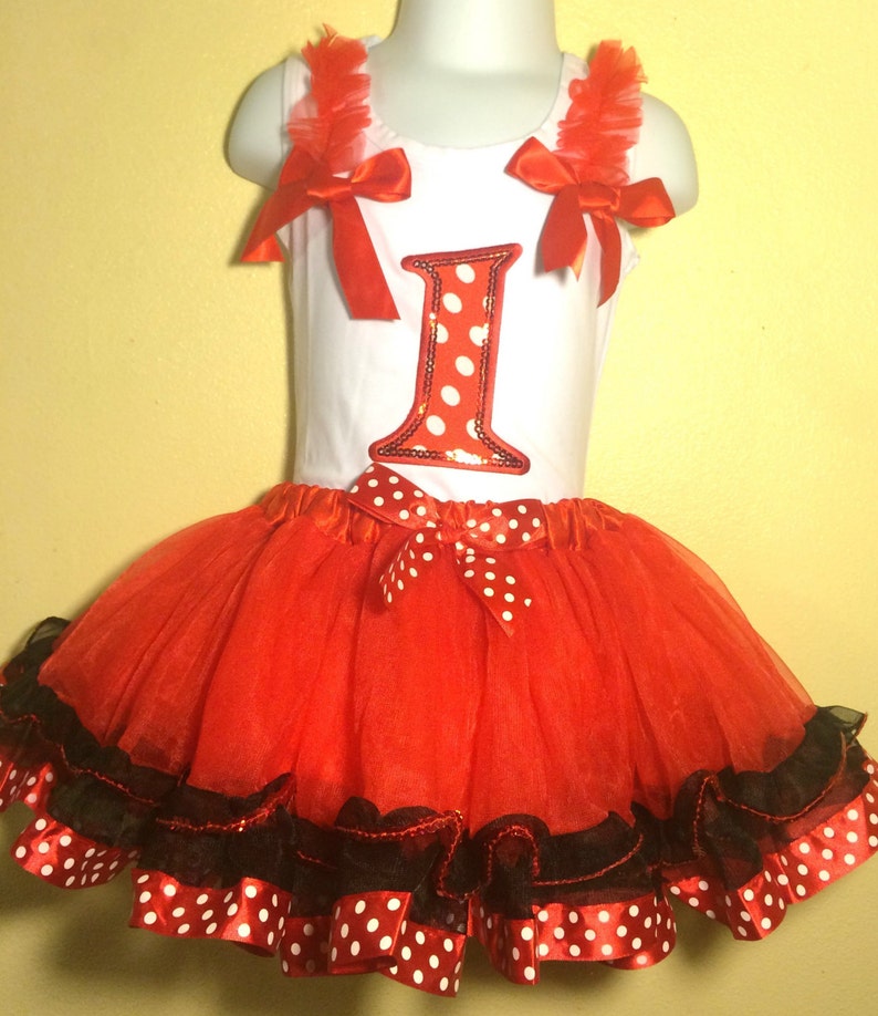 red birthday dress for 1 year old