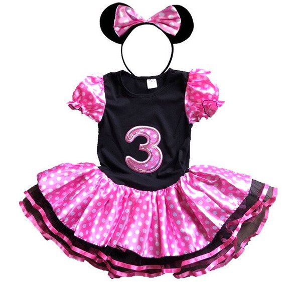 minnie mouse outfit for 3 year old