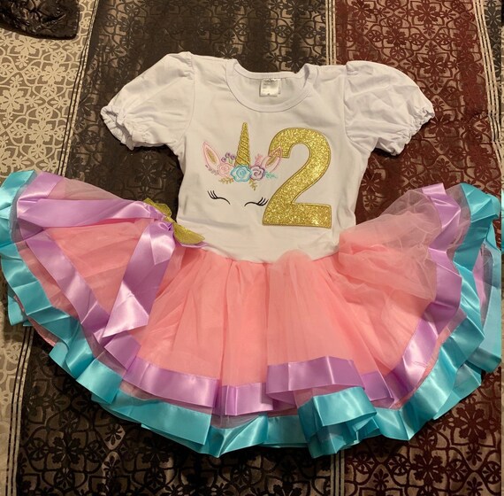 unicorn dress for 2 year old