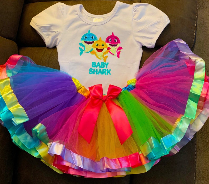 baby shark tutu outfit