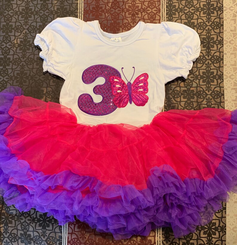 3 year old birthday tutu dress