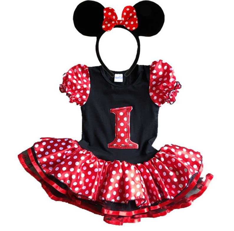 minnie mouse birthday dress for 1 year old