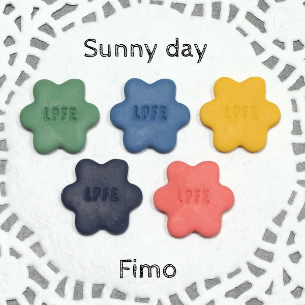 Recettes de couleurs pour pâte Fimo, Sunny day