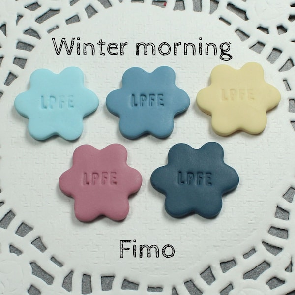 Recettes de couleurs pour pâte Fimo, Winter morning