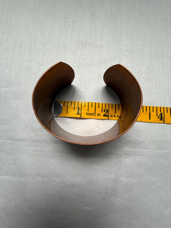 1976 Bicentennial Eagle Copper Cuff Bracelet - image 5