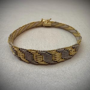 Milor Italy 2 Tone Sterling Silver Bracelet