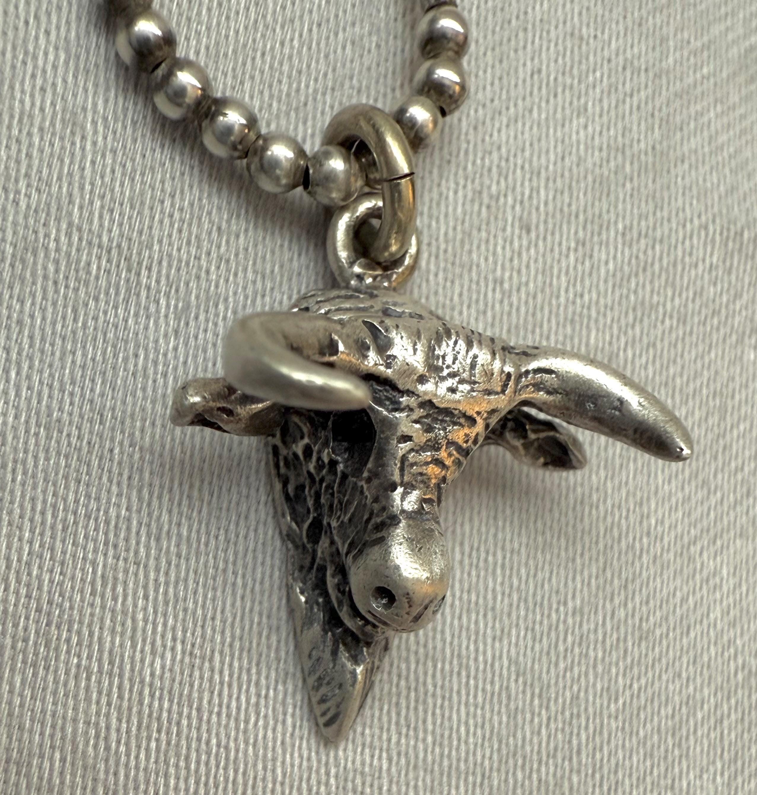 Collana Con Ciondolo Testa Di Toro Highland Cow – Gioiello Unico In Lega, Ispirato Alla Natura - 2