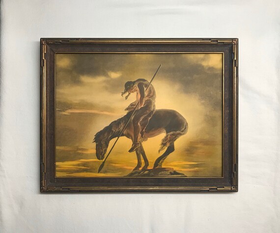 Antique James Earle Fraser End Of The Trail Lithograph By Etsy Antique James Earle Fraser End Of The Trail Lithograph By Etsy