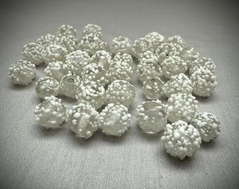 1930’s German Glass Sugar Beads Lot of 39