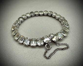 1950’s Eisenberg Rhinestone Bracelet