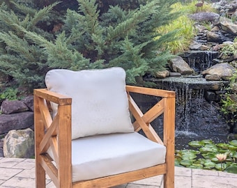 DIY Outdoor Chair Plans: Printable Woodworking Plans (PDF Download)