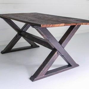 DIY Farmhouse Table Plans - Printable PDF Woodworking Plans, Build ...