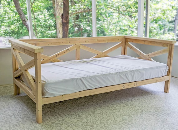 DIY Daybed Twin Size Printable PDF Woodworking Plans Build Plans