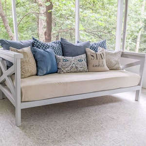 DIY Daybed, Twin Size - Printable PDF Woodworking Plans, Build Plans