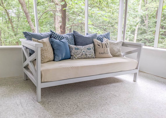 DIY Daybed Twin Size Printable PDF Woodworking Plans Build Plans