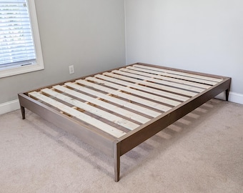 DIY Full Size Bed Frame - Printable PDF Woodworking Plans, Build Plans